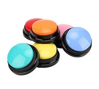 UPALDHOU 6pcs Boutons de Discussion Enregistrables pour Animaux de Compagnie avec Matériau AB