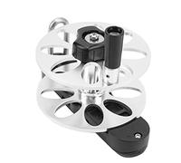 UPALDHOU Accessoires Portables du Pistolet de Lance - Aluminium à Long Plan D'alliage en Aluminium Poignée de Pêche à Bouton avec Tension Réglable Pliante Idéale pour Les Amateurs de Pêche