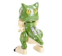 UPALDHOU Alloy Dinosaur Transform Robot, 3.15in Dual Mode Detachable | Figure de créature préhistorique, assemblage à clipser, conversion d\'action de robot, texture métallique froide, affichage