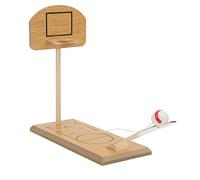 UPALDHOU Basketball Basketball Games de Bureau Jeux de Bureau pour Enfants Adultes avec Une Base en Bois Améliore la Coordination des Yeux à la Main