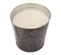 UPALDHOU Bougie Seau en étain sans Fumée à la Citronnelle, 3 Mèches, Bougie D'extérieur Longue Durée pour Le Jardinage, Pique-Nique, Cire de Soja