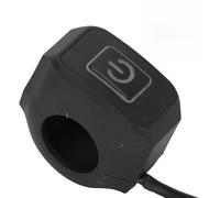 UPALDHOU Bouton de Commande de Commutateur de Guidon de Moto Durable de 22 Mm, Installation étanche et Facile, adapté aux Motos, VTT, Vélos, Tout-terrain (WHITE)