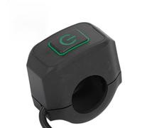 UPALDHOU Bouton de Commande de Commutateur de Guidon de Moto Durable de 22 Mm, Installation étanche et Facile, adapté aux Motos, VTT, Vélos, Tout-terrain (GREEN)