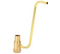 UPALDHOU Brass Bubbling Fountain Nozzle, G1/2 Female Thread Spray Head | Injecteur de mélange eau-air 0,2-0,4 m Hauteur de levage 2-5 m³/h Débit Aérateur de bassin Oxygénation
