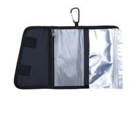 UPALDHOU Bucklos Freins de Pêche Sac 6 Sacs de Leurre Détachable avec des Compartiments Scellés étanches pour Les Bobines de Ligne de Pêche et d'accessoires (Black)