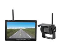 UPALDHOU Caméra de Stationnement Inversée, Système de Surveillance de Secours, Moniteur D'affichage 7 Pouces, Vision Nocturne IR, étanche IP68, pour Bus, Camion, Remorque, Camping-Car