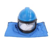 UPALDHOU Casque de Sablage avec visibilité à Double Couche | Conception légère, ABS résistant aux chocs, débit d\'air réglable, pour sablage, peinture, découpe