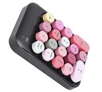 UPALDHOU Clavier de Clavier Numérique sans Fil 2,4 G Cape de Touche de Chocolat, Bouton Silencieux pour Une Entrée Silencieux, 12 Mois de Durée de Vie de la Batterie, Correction de Texte Simple,