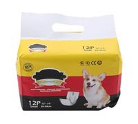 UPALDHOU Couche pour Chien Mâle, Pantalon Physiologique Respirant pour Prévenir Le Harcèlement Pendant la Période Menstruelle, Tailles XSS/ML pour Animal de Compagnie, Motif Os Bleu (S)