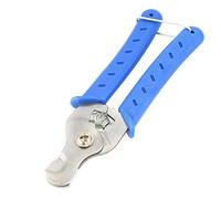 UPALDHOU Coupe-étiquette D'oreille en Acier Inoxydable, Poignée en Plastique, Pince Dissolvant D'animaux pour le Bétail, Bleu