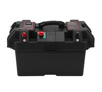 UPALDHOU Couvercle de Boîtier de Batterie, Boîtier d'alimentation 100Ah | Boîtier en PP, double méthode de fixation, port de chargement USB, prise 12 V, chargement extérieur