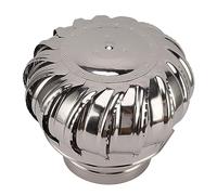 UPALDHOU Couvercle de Ventilateur de Turbine Anti-bas, Couvercle de Cheminée en Acier Inoxydable Durable pour 1 Ensemble Résidentiel et Commercial (Type épaissis 150)