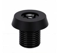 UPALDHOU Couvercle Inférieur de Queue de Billard en Alliage d'aluminium et Plastique, Bouchon Anal 26 X 23 Mm pour Protection de Queue de Prédateur, Connexion d'extension pour Joueurs et