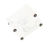 UPALDHOU Couverture de Jeu Mini Itx PC avec Un Panneau Panorama Transparent, Style Simple, Excellente Utilisation de l'espace de Bureau des Affaires