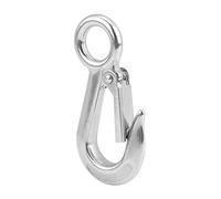 UPALDHOU Crochet de Levage en Acier Inoxydable Résistant à la Rouille, Crochet de Chargement 0,3 T pour Machines Forestières, de Grue Poli Miroir pour le Transport Terrestre (0,3T)