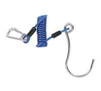 UPALDHOU Crochet de Récif de Plongée en Acier Inoxydable Crochet de Protection Corallienne avec Une Corde à Ressort en Fil en Acier de 1, pour la Dérive de Pêche au Corail (Blue)