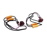 UPALDHOU Décodeur LED 3157A, Annuleur Anti-scintillement, 2 Résistances de Charge sans Erreur, Compatible avec Différents Modèles de Voitures, Décodeur LED 3157A pour Feux de Circulation Diurnes