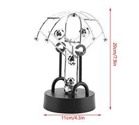 UPALDHOU Dispositif de Balançoire électronique à Mouvement Perpétuel pour la Décoration Artistique de Bureau, Ornement Artisanal Rotatif alimenté par Batterie pour la Décoration de la Maison et du