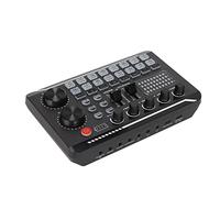 UPALDHOU Double Canal Multifonctionnel en Direct Carte Son Son en Direct pour Téléphones Mobiles, 16 Bits 44,1 KHz DJ pour Karaoke Studio Acoustic, Construit avec une Carte en F998 Podcast
