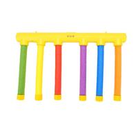 UPALDHOU Drop Sticks Catching Game, 6 Sticks Colorés et 24 Cartes de