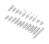 UPALDHOU Embout de Pointe D'indicateur, Jeu de Pointes, Carbure, 22 Pièces, | Qualité professionnelle, différentes tailles pour des tests de précision, facile à transporter, kit complet