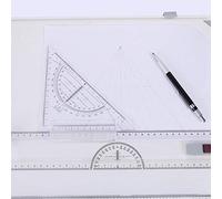 UPALDHOU Ensemble de Planches à Dessin Réglables A3 avec Règles de Mouvement Parallèle pour Un Dessin de Précision, Idéal pour Les Ingénieurs et Les Artistes, Construction en Plastique à Fort Impact