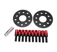 UPALDHOU Entretoises de Roue Centrées sur Le Moyeu 8 Mm pour A3 A8 (Rouge) | Adaptateurs en Alliage D'aluminium, Alésage Central de 57,1 Mm, Modèle de Boulon 5x112, Antirouille, Ajustement de