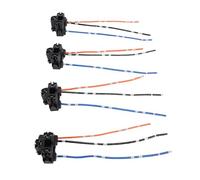 UPALDHOU Faisceau de Câblage de Prise de Phare, ABS H4 9003 HB2, Faisceau de Câblage d'adaptateur de Prise de Phare, DC12 à 24 V, 4 Pièces, Installation Facile pour Phares Antibrouillard, Ampoules