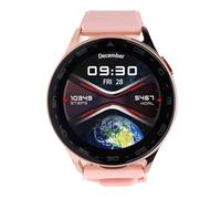 UPALDHOU Fitness Smartwatch, 2 sur 1 Montre Intelligente avec des écouteurs pour Hommes Femmes, Flip Couvercle de Conception Magnétique Bluetooth Appelez Ip67 pour Sport Fitness (Pink)