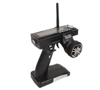 UPALDHOU FS -GT3B 2,4 GHz 3 Canaux RC Radio Radio System Récipiendaire, Station de Télécommande à Haute Performance pour RC Autoboot, Ennemi à Gaz pour Camions, Réglage ABS pour Les Traces, Plage de