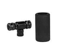 UPALDHOU Gonfleur de Pneu de Vélo CO2, Buse de Gonflage Rapide en Aluminium CNC avec Contrôle de Rotation Automatique, Protection Contre Les Engelures, Valve Française Américaine Adaptée pour la