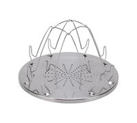 UPALDHOU Grille-pain à Pain de Camping, Grille- Pliable et Portable en Acier Inoxydable pour la Cuisine en Plein Air, Pique-nique Barbecue (à)