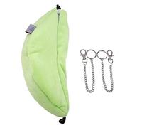 UPALDHOU Hamac en Velours Confortable en Forme de Banane pour Animal de Compagnie, Lit Suspendu pour Hamster, Design aux Couleurs Vives pour Attirer L'attention (Green)