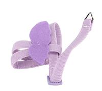 UPALDHOU Harnais pour Oiseaux Angel Wings, Facile à Enfiler, Corde de Traction 2M pour Petites Perruches à Tête Solaire, Polyester, Orange, 1 Harnais à Ailes, 1 Corde de Traction pour Oiseaux (PURPLE)