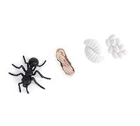 UPALDHOU Insectes Modèle de Croissance du Cycle de Vie Jouet Insectes éducatifs Croissance Figurines pour Les Enfants avec Une Conception Réaliste 4 étapes de Développement pour Les Projets