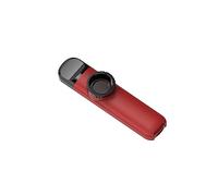 UPALDHOU Instruments de Musique Kazoo Portables avec 8 Membranes de Flûte, Matériau ABS pour ukulélé, Violon, Guitare, Clavier de Piano, Grand Compagnon pour le Prix et les Faveurs de Fête (rouge)