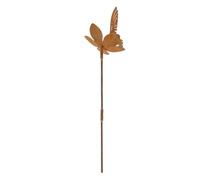 UPALDHOU Jardin de Colibris en Métal, Pieu de Décoration Extérieure Durable pour Le Jardin et Le Patio, Conception de Colibris en Fer Artisanale, Installation Facile du Terrain, Ajoute Un Mouvement