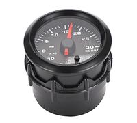 UPALDHOU Jauge Turbo Boost 52mm 2 Pouces 0-30 Psi 7 Couleurs Led Voiture | Coque ABS, Voitures 12 V, Plage 0-30 Psi, Moteur Pas à Pas, LED Sept Couleurs, Utilisation du Véhicule, visibilité Nocturne
