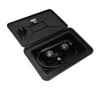 UPALDHOU Kit de Boîte de Douche Extérieure en ABS Noir, Interrupteur D'eau Chaude et Froide Durable, Facile à Nettoyer, pour Camping-car, Caravane, Douche Extérieure