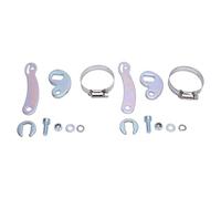 UPALDHOU Kit de Conversion du Bras de Vélo Barre de Stabilisateur de Moteur Kit de Arrière Avant Arrière Avant pour Les Vélos électriques en Acier avec des Pinces de Tuyau pour Les Moteurs à Haute