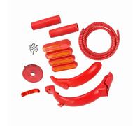 UPALDHOU Kit de Couverture de Garde-Boue de Scooter en Silicone, Autocollants Réfléchissants, Ligne de Dissimulation de Frein, Bande Anti-Collision avec Manche de Levier de Frein en Silicone, pour