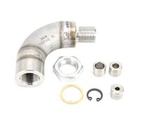 UPALDHOU Limiteur D'oxygène de Voiture, Raccord de Limiteur de Capteur D'oxygène avec Inserts de Débit de Gaz Réglables FT11619 pour Utilisation Hors Route et Course Uniquement