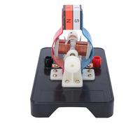 UPALDHOU Modèle d'électromoteur Miniature, Kit de Moteur à Courant Continu en Fer pour Expériences de Physique, Projet Scientifique éducatif 9 V pour Laboratoires étudiants (Petit Moteur électrique)