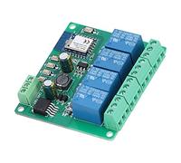 UPALDHOU Module Relais WiFi avec 4 Canaux et Minuterie | Télécommande APP, compatible avec la maison intelligente, matériau PCB, retour d\'état en temps réel