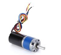 UPALDHOU Moteur à Courant Continu sans Balais, Engrenage Métallique à Haute Torsion 12V pour Applications Industrielles, Conception Durable et Résistante à L'usure (8RPM)