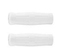 UPALDHOU Motorcycle GRIPS Wide Compatibilité, Sécurité Améliorée, Matériau de qualité Supérieure, Installation Facile, Conception Classique pour l'évacuation (WHITE)
