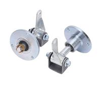 UPALDHOU Moyeu D'articulation de Fusée de Direction Avant, Alliage | Alliage D'acier traité Thermiquement, Support de Roulement, Mini Vélo Go Kart Quad, Compatible avec les Pneus de 6 Pouces,