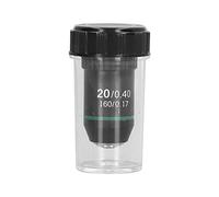 UPALDHOU Objectif de Microscope 20X Achromatique, Laiton | Clarté d\'image améliorée, fonction de rebond automatique, prévention de la corrosion, convient à la plupart des