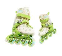 UPALDHOU Patins à Roues Alignées, Patins à Roues Alignées Réglables pour Enfants avec Lumineuses, Comprend des Semelles Intérieures de Chaussures, à roulettes pour Garçons et Filles, Patinage en
