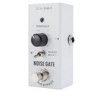 UPALDHOU Pédale de Porte de Bruit à Double Mode Professionnel, Contrôle de Seuil de Précision, pour l'utilisation en Direct de Studio - Bruit de Guitare à 2 Modes avec Vrai Pontage